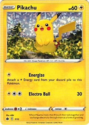 Pikachu - 7/15 - Holofoil - King Gaming