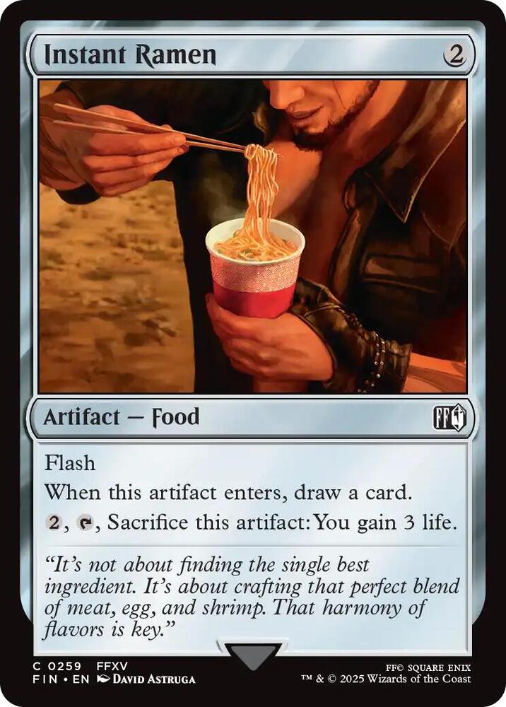 Instant Ramen - FINAL FANTASY