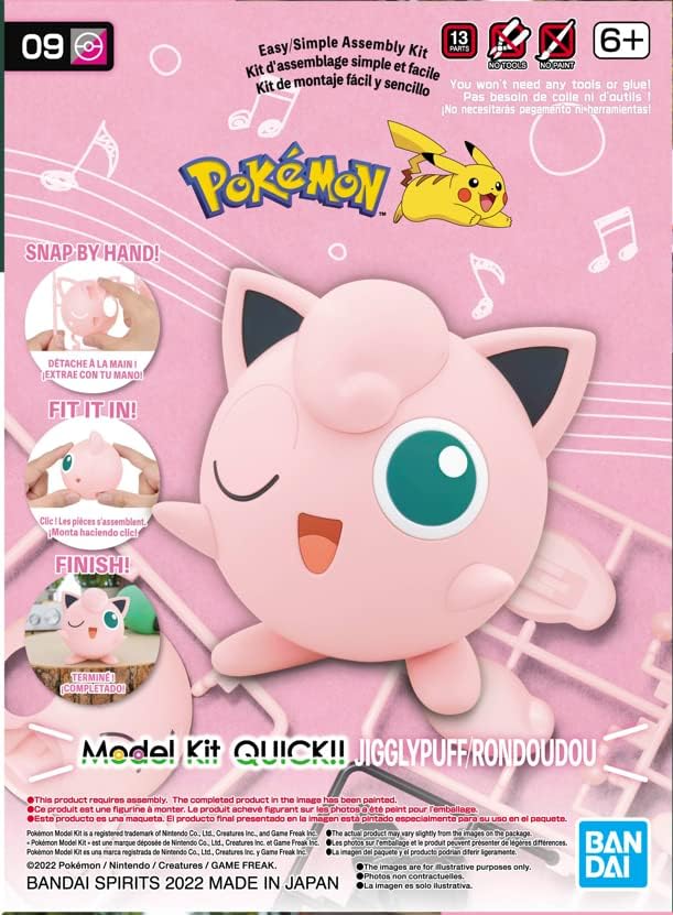 POKEMON 09 JIGGLYPUFF QUICK MODEL KIT - King Gaming