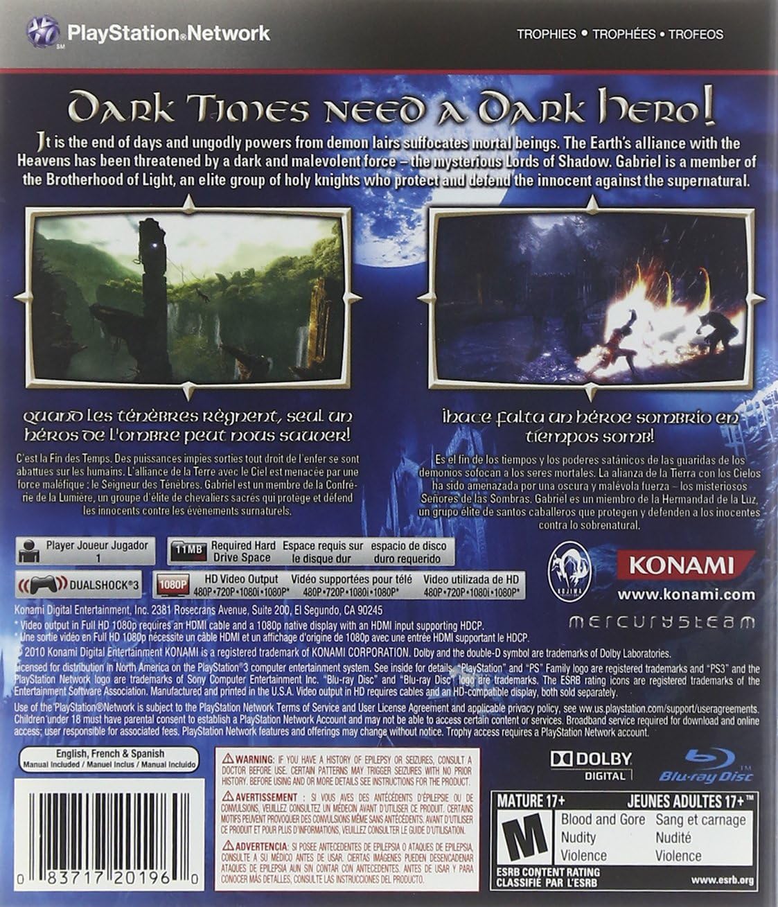 Castlevania: Lords of Shadow - PlayStation 3 Standard Edition - Geeked Out Goods