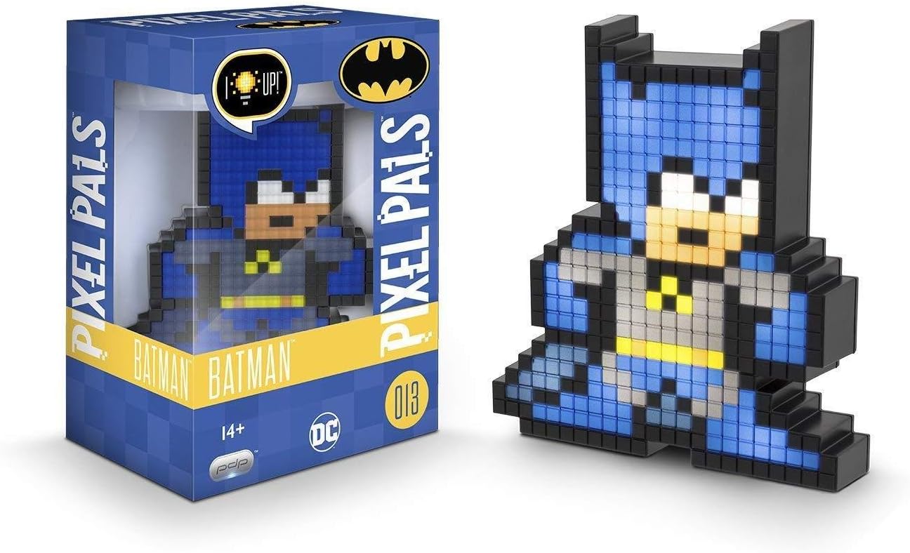 Pixel Pals DC Comics Batman Collectible Lighted Figure, 878-029-NA-BAT - King Gaming