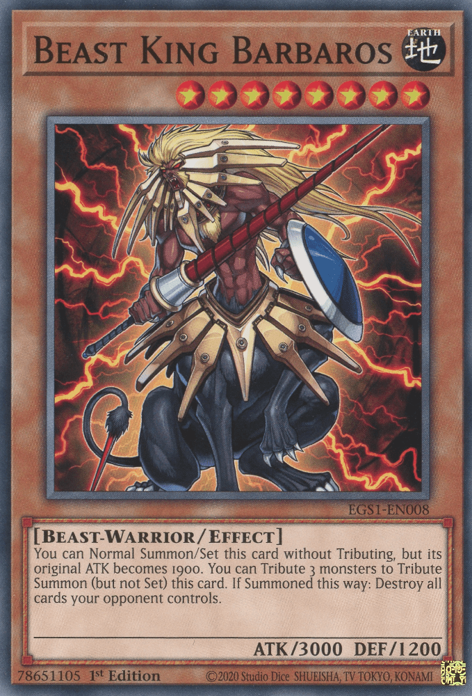 Beast King Babbaros - NM Common King Gaming