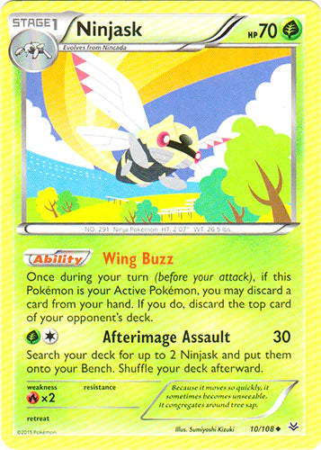 Ninjask - 10/108 - Uncommon King Gaming