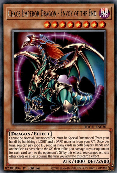 Chaos Emperor Dragon - Envoy of The End - Rare - Yu-Gi-Oh - King Gaming