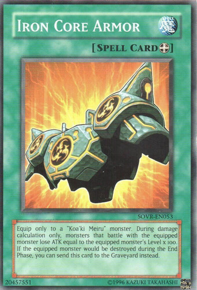 Iron Core Armor - Common - Yu-Gi-Oh King Gaming
