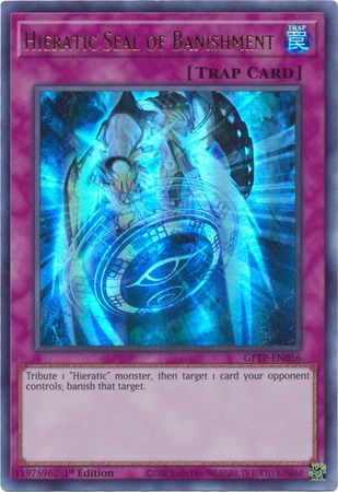 Hieratic Seal of Banishment - Ultra Rare - King Gaming