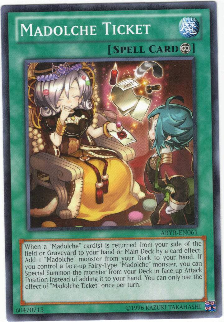 Madolche Ticket - NM Common King Gaming