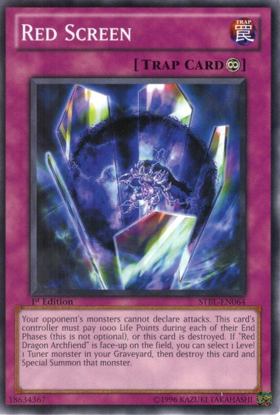 Red Screen - Common - Yu-Gi-Oh King Gaming