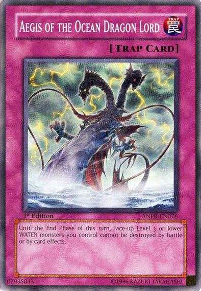 Aegis Of The Ocean Dragon Lord - Common - Yu-Gi-Oh King Gaming