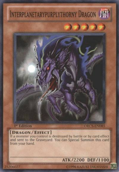 Interplanetarypurplythorny Dragon - Common - Yu-Gi-Oh King Gaming