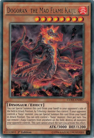 Dogoran, The Mad Flame Kaiju - Rare - King Gaming
