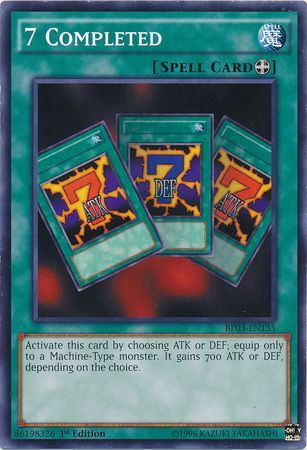 7 Completed - Shatterfoil Rare - King Gaming