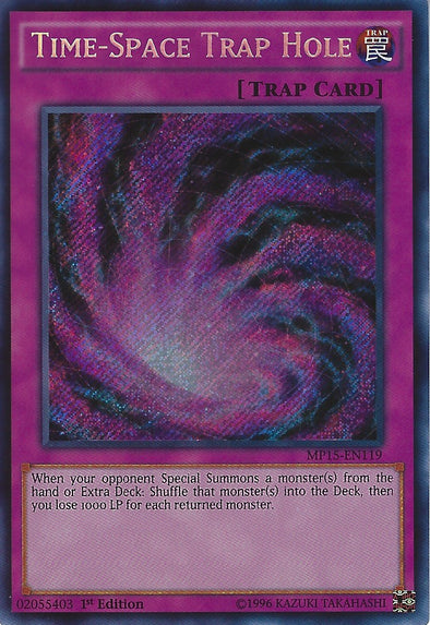 Time-Space Trap Hole - Secret Rare - King Gaming