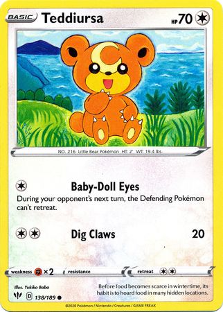 Teddiursa - 138/189 - Common - King Gaming