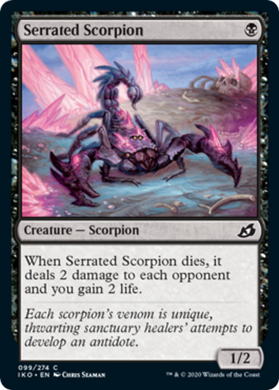 Serrated Scorpion - #99 - Common - King Gaming