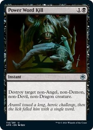 Power Word Kill - #114 - Uncommon - King Gaming