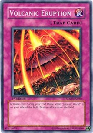 Volcanic Eruption - Common - Yu-Gi-Oh King Gaming