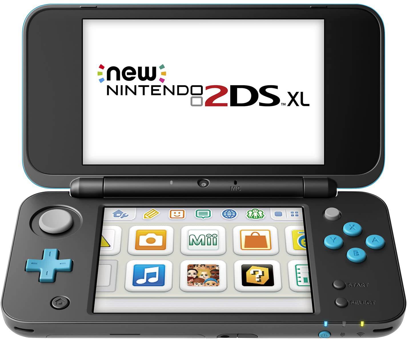 New Nintendo 2DS XL - Black + Turquoise - Nintendo 2DS King Gaming