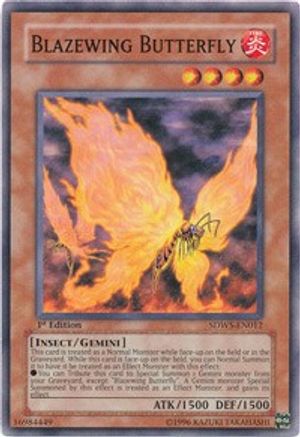 Blazewing Butterfly - Common - Yu-Gi-Oh King Gaming