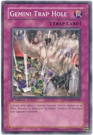 Gemini Trap Hole - Common - Yu-Gi-Oh King Gaming