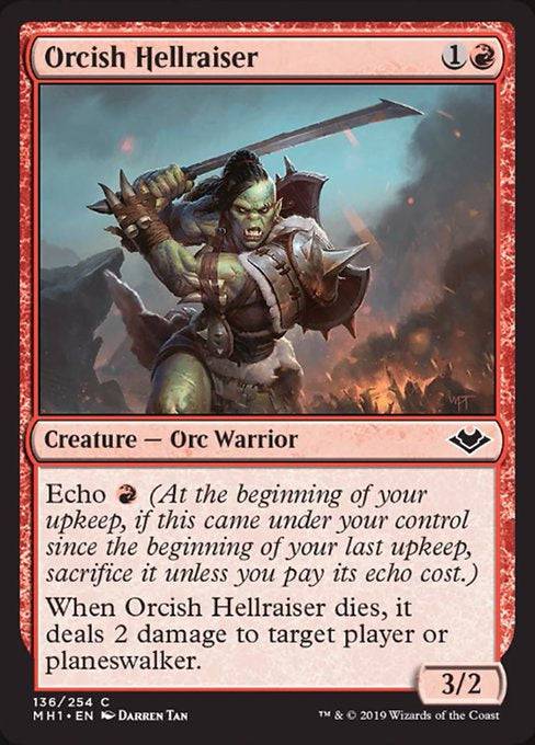 Orcish Hellraiser - NM - C #116 King Gaming