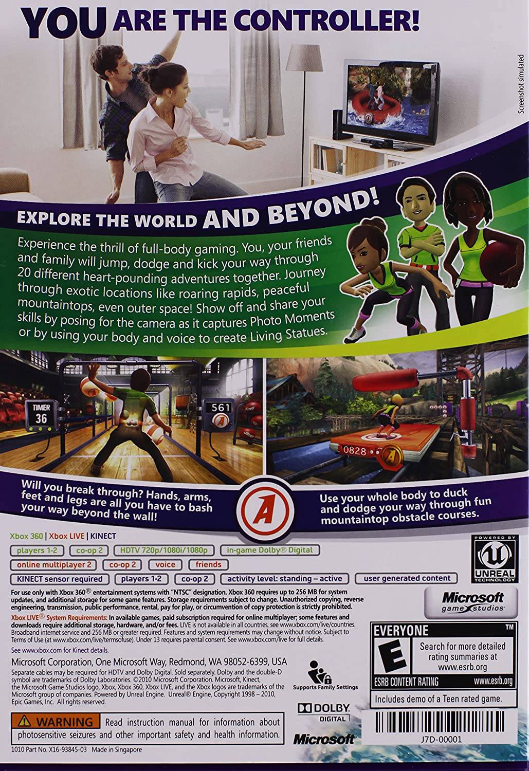 Kinect Adventures - Xbox 360 King Gaming