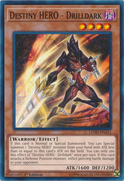 Destiny HERO - Drilldark - NM Common King Gaming