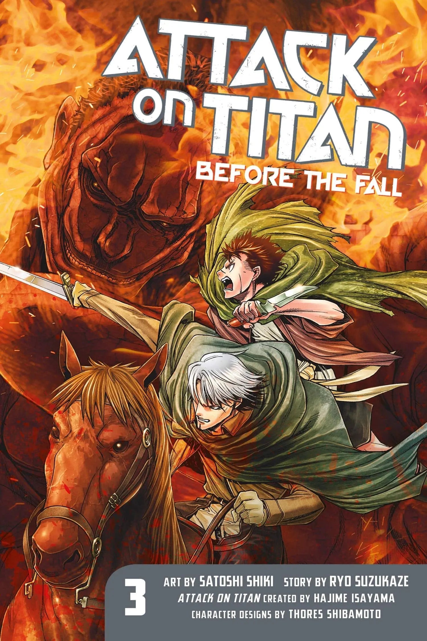Attack on Titan: Before the Fall 3 Paperback Illustrated, Dec 9 2014 King Gaming