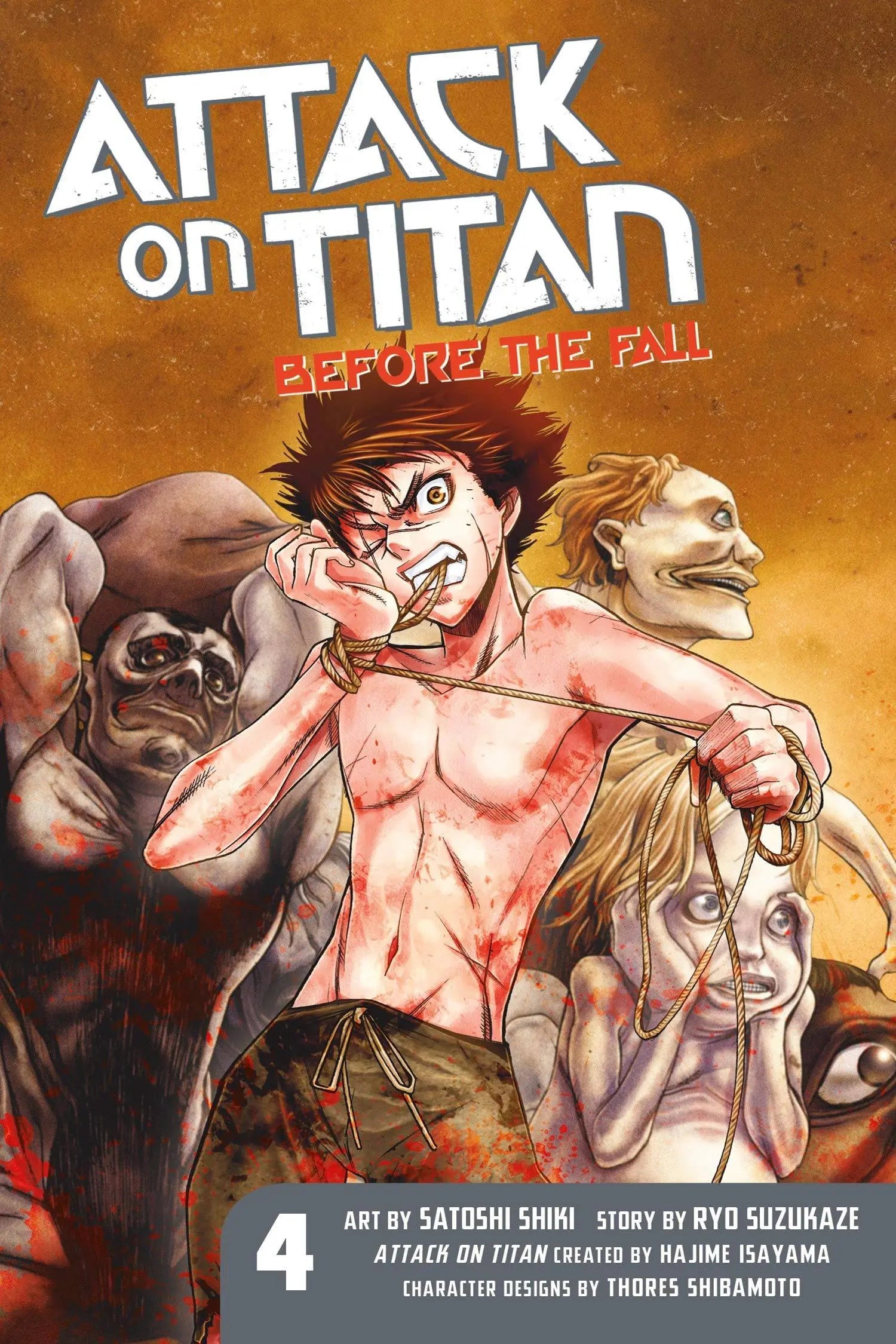 Attack on Titan: Before the Fall 4 Paperback Illustrated, March 31 2015 King Gaming