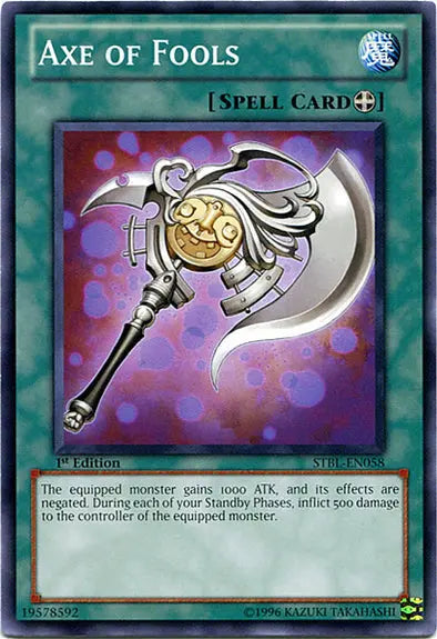 Axe Of Fools - Common - Yu-Gi-Oh King Gaming