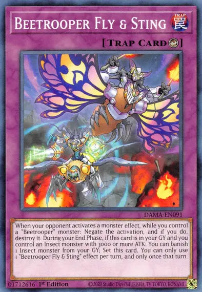 Beetrooper Fly & Sting - Common - Yu-Gi-Oh King Gaming