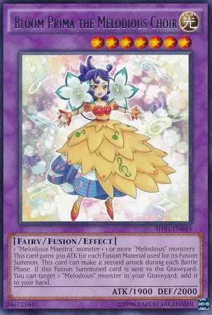 Bloom Prima The Melodious Choir - Rare - Yu-Gi-Oh King Gaming