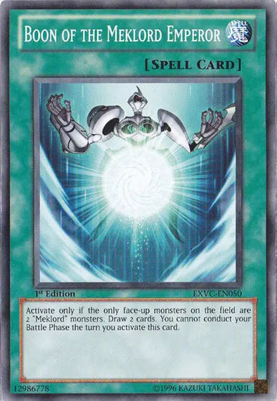 Boon Of The Meklord Emperor - Common - Yu-Gi-Oh King Gaming