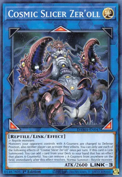 Cosmic Slicer Zer'oll - Common - Yu-Gi-Oh King Gaming