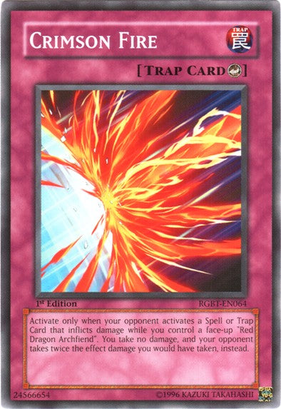 Crimson Fire - Common - Yu-Gi-Oh King Gaming