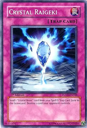 Crystal Raigeki - Common - Yu-Gi-Oh King Gaming
