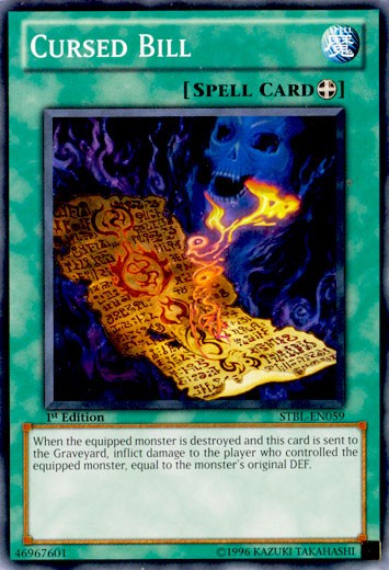 Cursed Bill - Common - Yu-Gi-Oh King Gaming