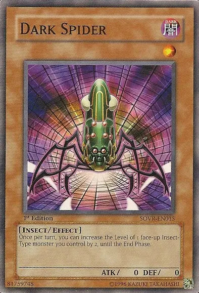 Dark Spider - Common - Yu-Gi-Oh King Gaming