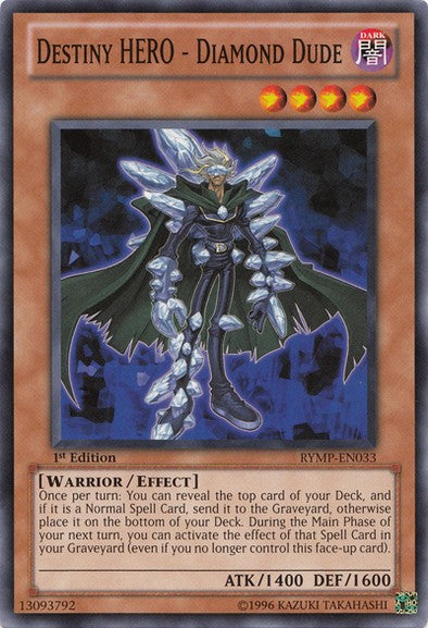 Destiny HERO - Diamond Dude - Common - Yu-Gi-Oh King Gaming