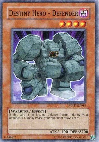 Destiny Hero - Defender - Common - Yu-Gi-Oh King Gaming