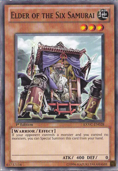 Elder Of The Six Samurai - Common - Yu-Gi-Oh King Gaming