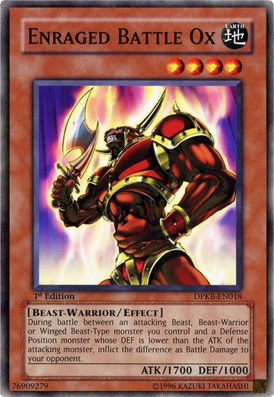 Enraged Battle Ox - Common - Yu-Gi-Oh King Gaming