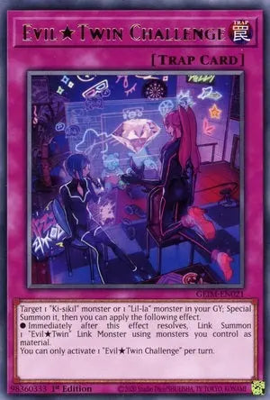 Evil Twin Challenge - Rare - Yu-Gi-Oh King Gaming
