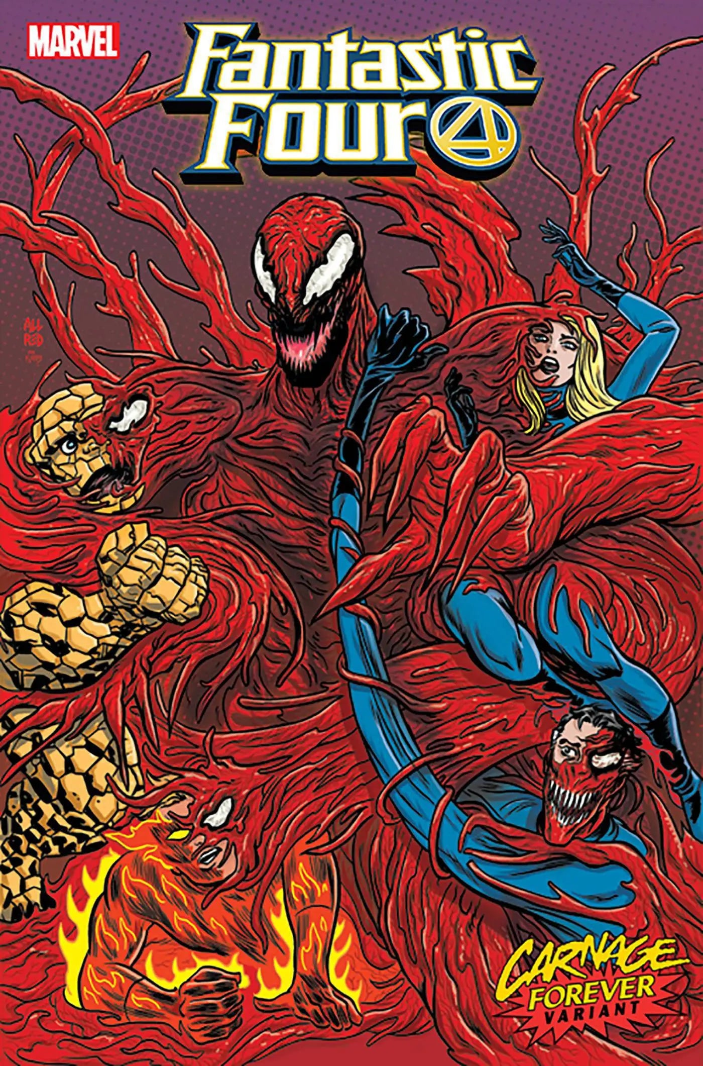 FANTASTIC FOUR #42 ALLRED CARNAGE FOREVER VAR King Gaming