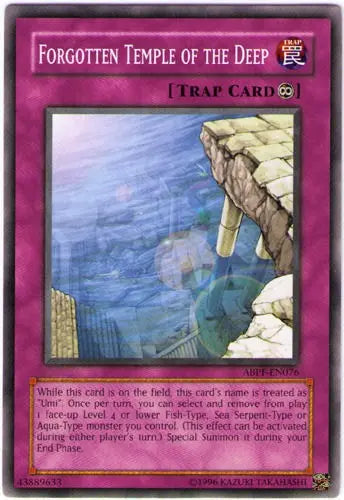 Forgotten Temple Of The Deep - Common - Yu-Gi-Oh King Gaming