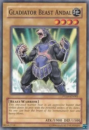 Gladiator Beast Andal - Common - Yu-Gi-Oh King Gaming