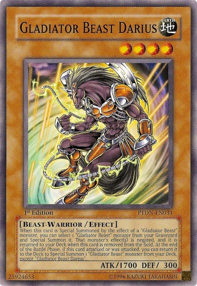 Gladiator Beast Darius - Common - Yu-Gi-Oh King Gaming