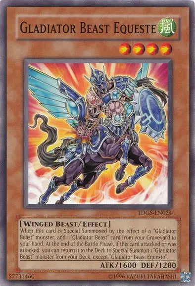 Gladiator Beast Equeste - Common - Yu-Gi-Oh King Gaming