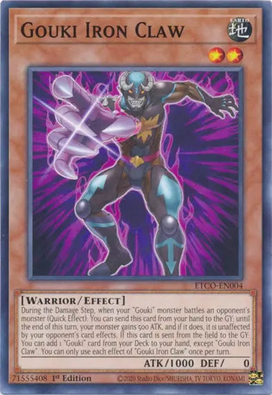 Gouki Iron Claw - Common - Yu-Gi-Oh King Gaming