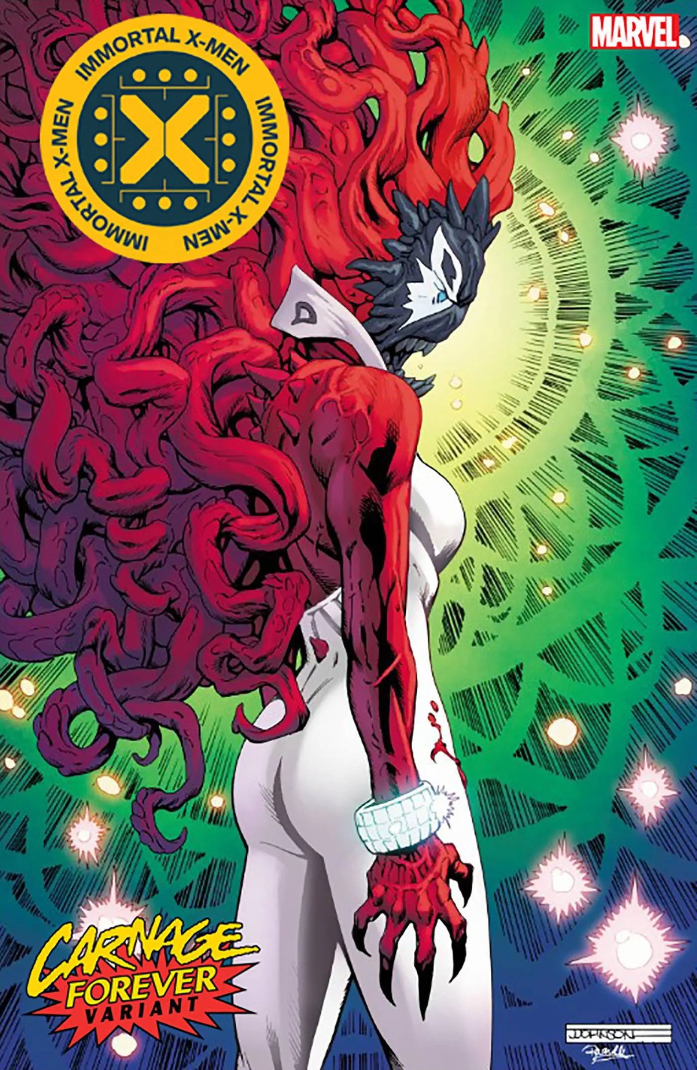 IMMORTAL X-MEN #1 JEFF JOHNSON CARNAGE FOREVER VAR King Gaming